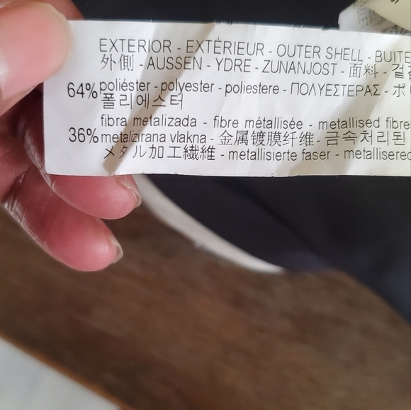 ZARA Basic Women's Silver Sequin Skirt  White Elastic Waistband lined Size XS - Picture 5 of 5